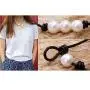 Shegirl Pearl Choker Necklace Handmade Genuine Leather Necklace Boho Pearl Necklace Jewelry for Women and Girls (Three pearls) Shegirl Pearl Choker Necklace Handmade Genuine Leather Necklace Boho Pearl Necklace Jewelry for Women and Girls (Three pearls)