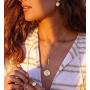 LOYATA Tiny Cross Pendant Necklace, 14K Gold Plated Minimalist Simple Delicate Chain Necklace for Women…