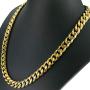 Fashion kimi2 N347a- Vacuum Coating 18k Gold Filled 11mm Classic Necklace Jewelry for Mens