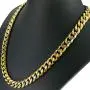 Fashion kimi2 N347a- Vacuum Coating 18k Gold Filled 11mm Classic Necklace Jewelry for Mens