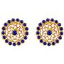 Aheli Pearl Diamond Choker Necklace with Round Earrings for Women Girls Indian Traditional Bollywood Fashion Jewelry Set