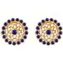 Aheli Pearl Diamond Choker Necklace with Round Earrings for Women Girls Indian Traditional Bollywood Fashion Jewelry Set