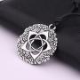Dawapara Pagan Pentacle of The Goddess Rose Talisman Pendant Pentagram Necklace Protection Gifts Jewelry