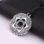 Dawapara Pagan Pentacle of The Goddess Rose Talisman Pendant Pentagram Necklace Protection Gifts Jewelry Dawapara Pagan Pentacle of The Goddess Rose Talisman Pendant Pentagram Necklace Protection Gifts Jewelry