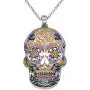 Floral Sugar Skull Necklace Floral Sugar Skull Necklace