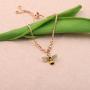 FUSTMW Crystal Bumblebee Pendant Necklace Infinity Love Charm Flying Honeybee Insect Jewelry Gifts (fts 3-8inch Wrist bee Bracelet) Manufacturer:  FUSTYLE