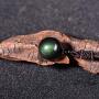 Double Rainbow Eyes 16mm Natural Obsidian Stone Pendant Lucky Blessing Beads Pendant Necklace with Adjustable Braided Rope Cord Amulet