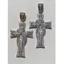 Harlembling Solid 925 Sterling Silver Iced Cross Pendant - Mens - 2.25'' - Fits Up to 5mm Chains! Harlembling Solid 925 Sterling Silver Iced Cross Pendant - Mens - 2.25'' - Fits Up to 5mm Chains!