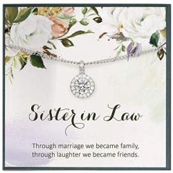 Gift for Mother of The Groom Necklace Gift for Mom on Wedding Day Gift for Maid of Honor Gift for Bridesmaid Proposal Gift