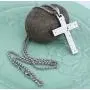 HZMAN Mens Stainless Steel Jesus Christ Crucifix Cross Lords Prayer Pendant Necklace HZMAN Mens Stainless Steel Jesus Christ Crucifix Cross Lords Prayer Pendant Necklace