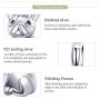 FOREVER QUEEN Dog Charm 925 Sterling Silver, Cute Loyal Partners French Bulldog Doggy Animal Pet Bead Charms fit Pandora Charms for Pandora Bracelets Jewelry, Animal Lovers