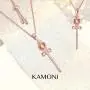 KAMONI Sailor Moon Wand Pendant Necklace Sterling Silver Beauty Soldiers 18K Rose Gold Plated with Cubic Zirconia CZ Necklace Adjustable Length Pearl Chain Jewelry Gifts for Women Girls KAMONI Sailor Moon Wand Pendant Necklace Sterling Silver Beauty Soldiers 18K Rose Gold Plated with Cubic Zirconia CZ Necklace Adjustable Length Pearl Chain Jewelry Gifts for Women Girls