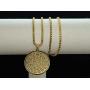King Solomon Seal Necklace + 72 Names of God Kabbalah Second Pentacle of Mars Against Diseases