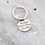 BAUNA Feminism Jewelry Women Inspiration Keychain Girl Power Gift Women Don’t Owe You Shit Feminist Female Equality Key Ring