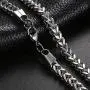 LuxglitterLin Miami Cuban Link Chain Necklace for Men Women 4mm to 6mm Wide 18''-30'' long Curb Chain Stainless Steel Hip Hop Jewelry LuxglitterLin Miami Cuban Link Chain Necklace for Men Women 4mm to 6mm Wide 18''-30'' long Curb Chain Stainless Steel Hip Hop Jewelry