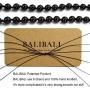 BALIBALI 8MM 108 Mala Beads Necklace Semi-Precious Gem Stones Mala Meditation Necklace 108 Hand Knotted Japa Yoga Beaded Necklace