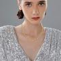 Florideco 3 Pcs Gold Plated Figaro Chain Necklace Stainless Steel Paperclip Link Chain Necklace for Women Men Dainty Flat Herringbone Chain 4mm Wide 16-24 Inch