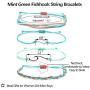 HUASAI String Anklet Bracelets for Women Adjustable Braided Waterproof Beach Anklets Cute Friendship Foot Jewelry