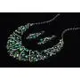 Hamer Bridal Link Prom Costume Jewelry Crystal Choker Pendant Bib Statement Chain Charm Necklace and Earrings Wedding Jewelry Sets for Brides Hamer Bridal Link Prom Costume Jewelry Crystal Choker Pendant Bib Statement Chain Charm Necklace and Earrings Wedding Jewelry Sets for Brides