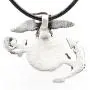 Trilogy Jewelry Pewter USMC Marine Corps Insignia Semper Fi Pendant on Leather Necklace Trilogy Jewelry Pewter USMC Marine Corps Insignia Semper Fi Pendant on Leather Necklace