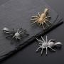 JINAO Hip Hop Iced Out Spider Design Pendant Necklace with Micropave Simulated Diamond