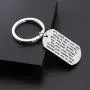 Zuo Bao Inspriational Gifts Graduation Keychain Dog Tag Keychain Gift to Son and Daughter If I Could Give You One Thing in Life