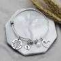 New Mom Bracelet Pregnancy Footprints Jewelry Sometimes The Smallest Things Take Up The Most Room in Your Heart Mommy to Be Gift