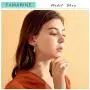 FAMARINE Teardrop Earrings for Women, Simple Elongated Drop Dangle Earrings Fashion Gift for Girls, Gold Silver FAMARINE Teardrop Earrings for Women, Simple Elongated Drop Dangle Earrings Fashion Gift for Girls, Gold Silver