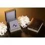 GEMMANCE Butterfly Crystal Necklace with Premium Birthstone, Silver-Tone, 18”+2” Chain