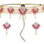 Efulgenz Indian Bollywood 14 K Gold Plated Cubic Zirconia Faux Ruby Pearl Choker Necklace Earring Bridal Jewelry Set Efulgenz Indian Bollywood 14 K Gold Plated Cubic Zirconia Faux Ruby Pearl Choker Necklace Earring Bridal Jewelry Set