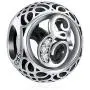 ChicSilver 925 Sterling Silver Alphabet Letter A-Z Charms Initial Cubic Zirconia Charms Beads for Bracelets Necklaces(with Gift Box) ChicSilver 925 Sterling Silver Alphabet Letter A-Z Charms Initial Cubic Zirconia Charms Beads for Bracelets Necklaces(with Gift Box)