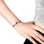 AeraVida Balance of Yin and Yang .925 Sterling Silver Cotton Rope Adjustable Wrist Pull Bracelet AeraVida Balance of Yin and Yang .925 Sterling Silver Cotton Rope Adjustable Wrist Pull Bracelet