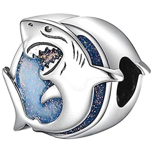 Lovans 925 Sterling Silver Animal Charm Bead Graduation Gift for DIY Pandora Bracelets