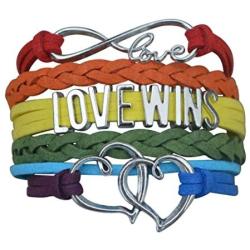 Infinity Collection Gay Pride Bracelet - LGBT Bracelet, Gay Pride Jewelry, Rainbow Pride Bracelet & Perfect Gay Pride Gifts