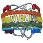Infinity Collection Gay Pride Bracelet - LGBT Bracelet, Gay Pride Jewelry, Rainbow Pride Bracelet & Perfect Gay Pride Gifts Infinity Collection Gay Pride Bracelet - LGBT Bracelet, Gay Pride Jewelry, Rainbow Pride Bracelet & Perfect Gay Pride Gifts