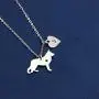 Joycuff German Shepherd Necklace Cute Dainty Delicate Unique Personalized Birthday Gifts for Dog Lover Silver Stainless Steel Jewelry