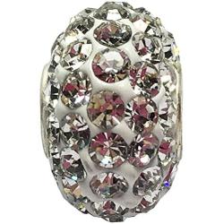 JMQJewelry Birthstone Sterling Silver Murano 4 Colors Beads Charms for Bracelets Women Jewelry