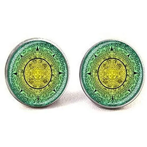 Aztec Mayan calendag Charm Earring,Mayan Calendar Jewelry Aztec Calendar Jewelry Aztec Jewelry Mayan Jewelry Gift Aztec Mayan calendag Charm Earring,Mayan Calendar Jewelry Aztec Calendar Jewelry Aztec Jewelry Mayan Jewelry Gift