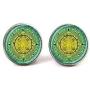 Aztec Mayan calendag Charm Earring,Mayan Calendar Jewelry Aztec Calendar Jewelry Aztec Jewelry Mayan Jewelry Gift