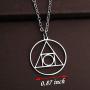 CENWA Hermetic Seal of Light Symbol Alchemy Jewelry Alchemy Elixir of Life Symbol Charm Pendant Jewelry Alchemy Symbol Pendant Necklace