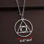 CENWA Hermetic Seal of Light Symbol Alchemy Jewelry Alchemy Elixir of Life Symbol Charm Pendant Jewelry Alchemy Symbol Pendant Necklace