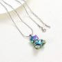 constantlife Cremation Jewelry Ashes Necklace Stainless Steel Teddy Bear Hold Heart Pet Urn Memorial Pendant Funeral Keepsake