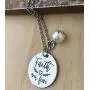 PammyJ Faith Over Fear Necklace for Girls – Inspirational Jewelry Gifts for Women, 18'' + 2'' ext PammyJ Faith Over Fear Necklace for Girls – Inspirational Jewelry Gifts for Women, 18'' + 2'' ext