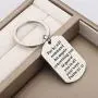CENWA Bible Verse Keychain for He Will Command His Angels Concerning You to Guard You in All Your Ways Religious Jewelry Christian Gift Psalm 91:11 Gift