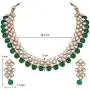 Aheli Stylish Bollywood Wedding Party Wear Necklace Earring Set Indian Ethnic Traditional Jewelry for Women