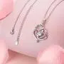 NEWNOVE I Love You to The Moon and Back Sterling Silver Heart Necklace for Women, Romantic Gifts for Her on Valentines Day Mothers Day Anniversary Christmas Birthday Gifts for Women Girls NEWNOVE I Love You to The Moon and Back Sterling Silver Heart Necklace for Women, Romantic Gifts for Her on Valentines Day Mothers Day Anniversary Christmas Birthday Gifts for Women Girls