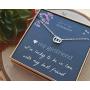 EFYTAL Girlfriend Gifts, Girlfriend Birthday Gift Ideas For Her, Romantic Sterling Silver 925 Small CZ Interlocking Circles Necklace Jewelry for Women, Cute Anniversary / Valentines Day Present