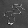 SKQIR Birth Years Number Necklace,Initial Old English Necklace Birthday Gift Charm Friendship Arabic Mumerals Stainless Steel Necklace Jewelry for Women Girl
