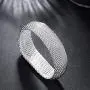 JHWZAIY 925 Sterling Silver Bangle Cuff Bracelets For Women, Hollow Open Bangle Bracelet Jewelry For Women