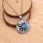 Iron Man Necklace - Proof That Tony Stark Has A Heart Circle Pendant Necklace for Men and Women, Creative Gift for Iron Man Fans
